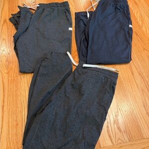 Set of Three Size Medium Vuori Joggers